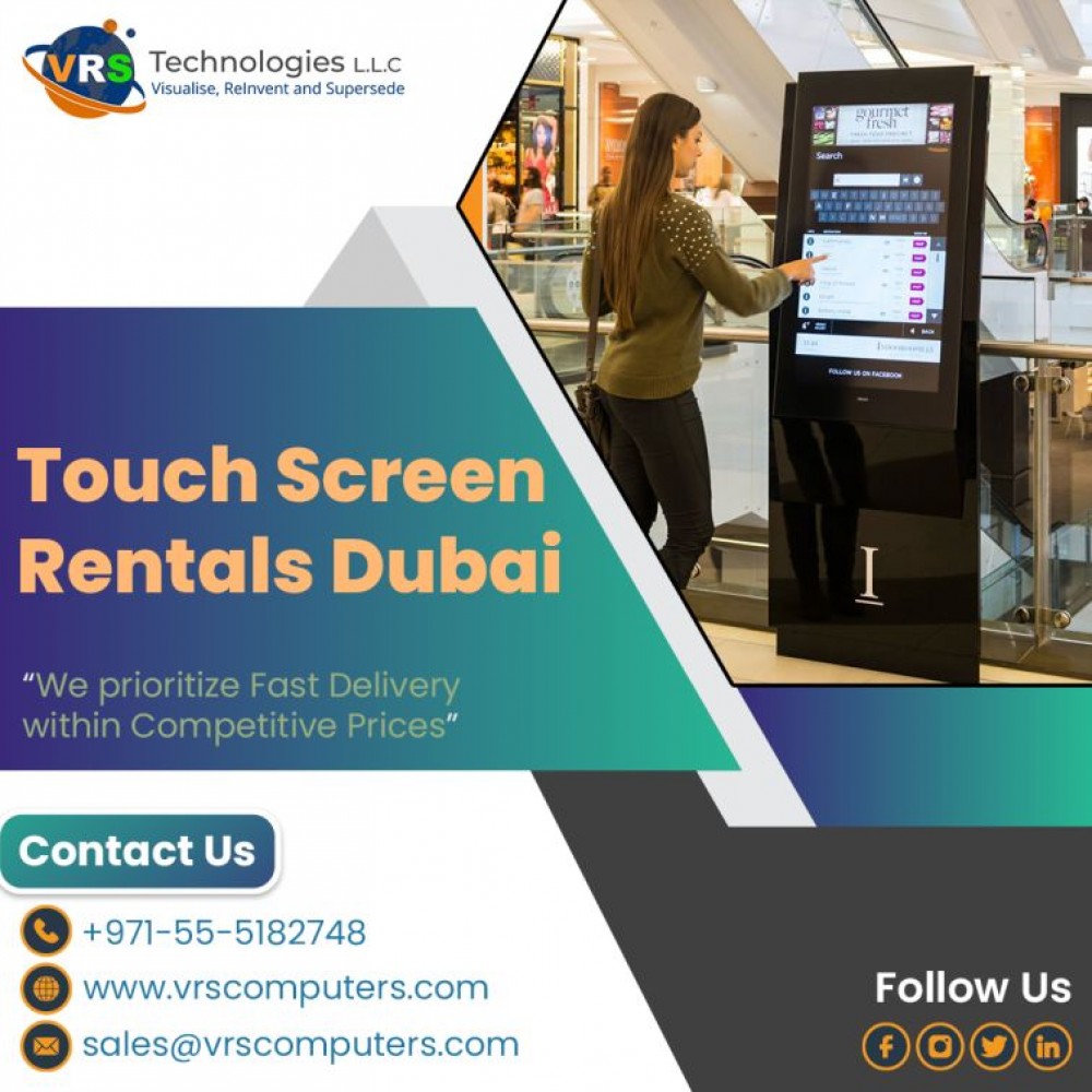 Touch Screen Kiosk Rentals for Events in UAE photo 1