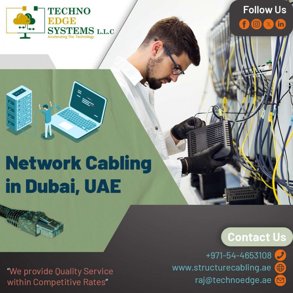 Choose the best Network Cabling Company in Dubai, UAE photo 1