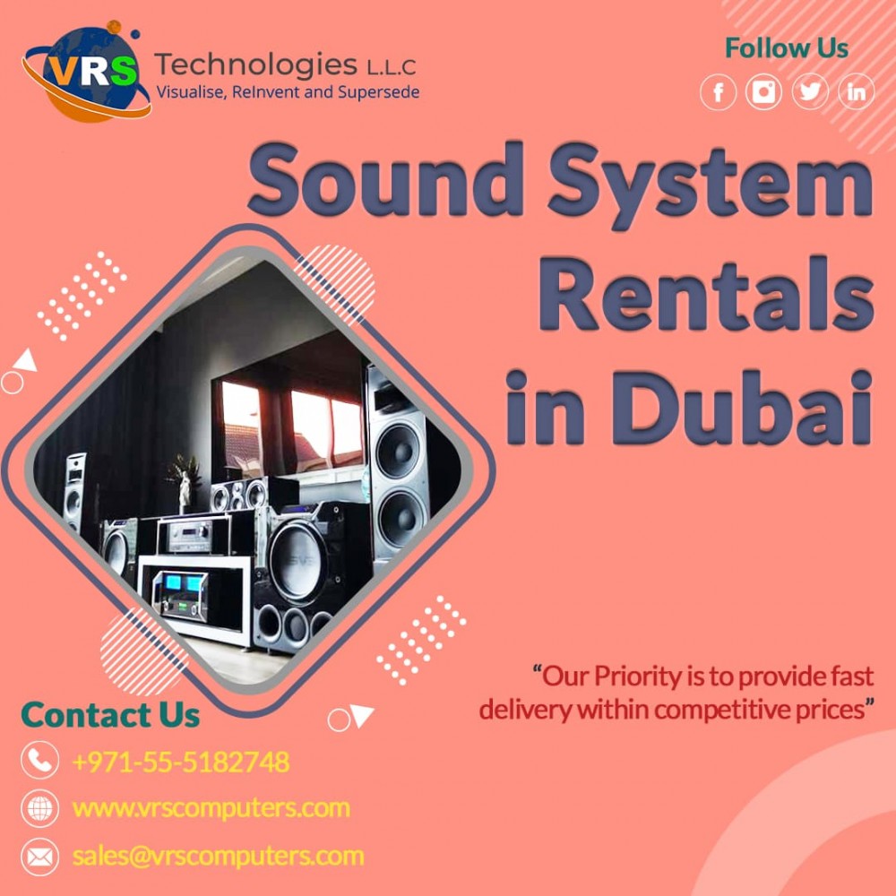 Sound System Rental Services In Dubai photo 1