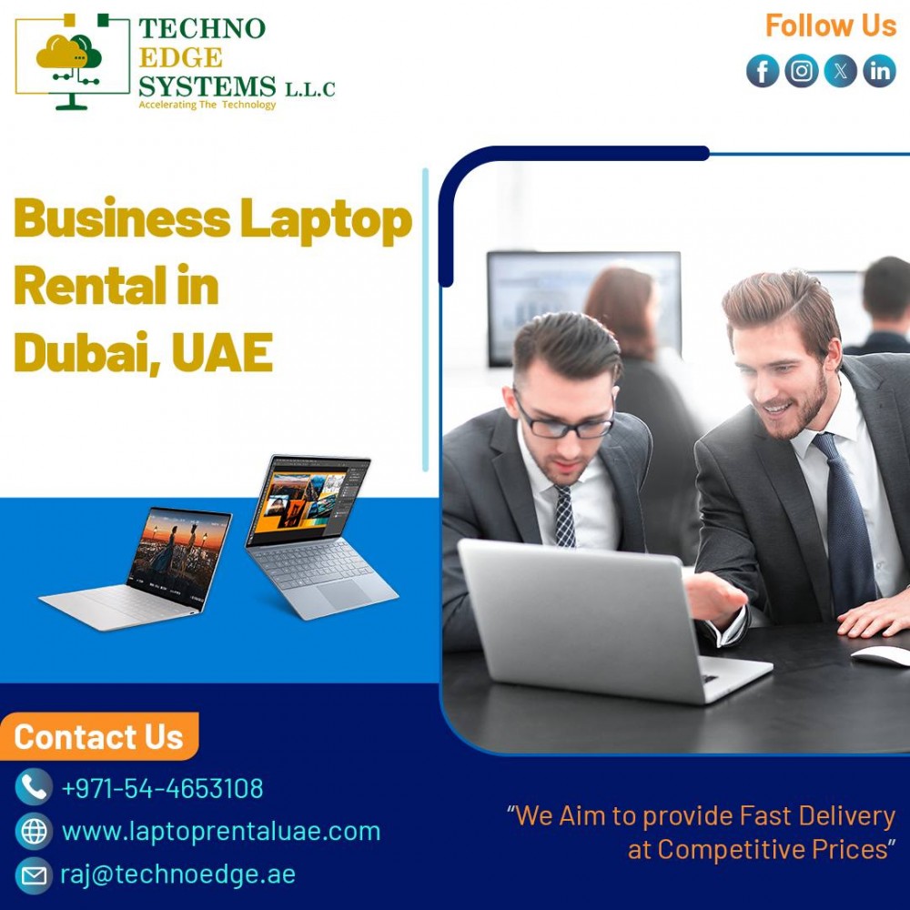 Level up Your Businesses With Laptop Rentals in Dubai, UAE photo 1