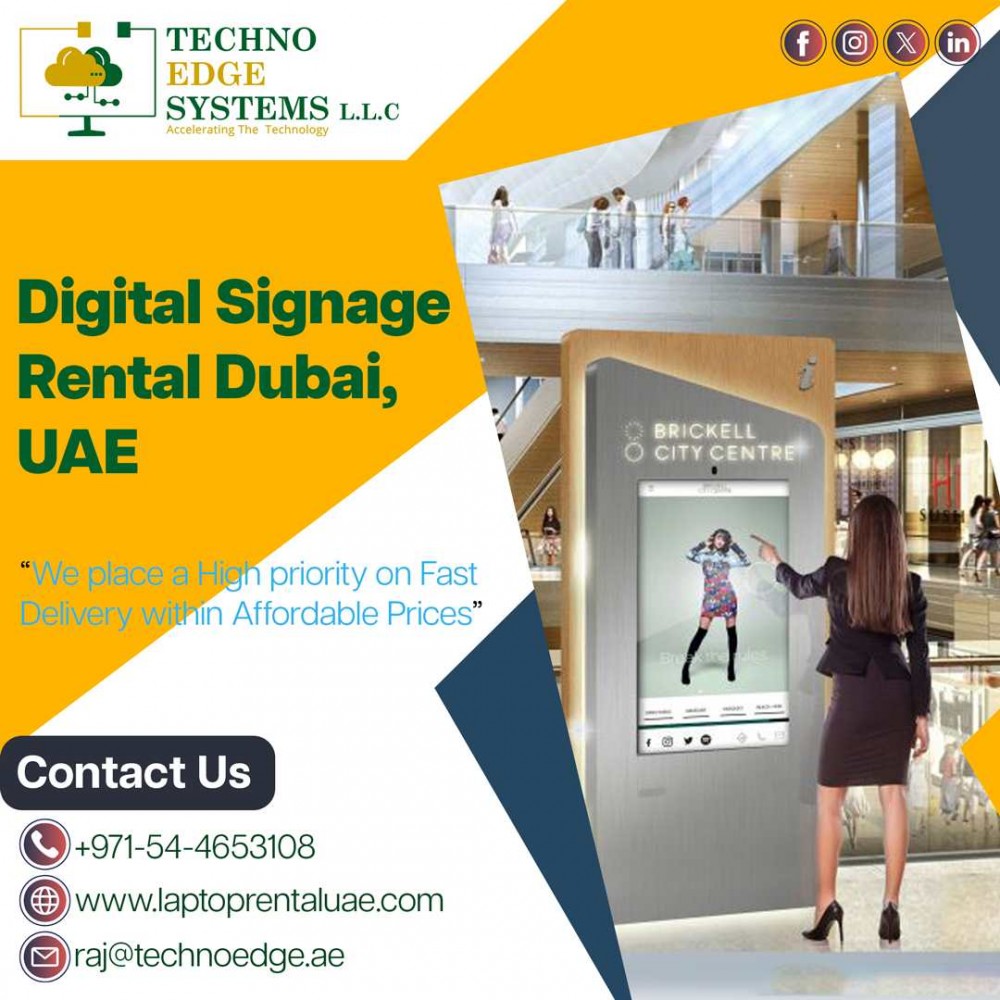How are LED Touch Screen Rentals Beneficial in Dubai? photo 1