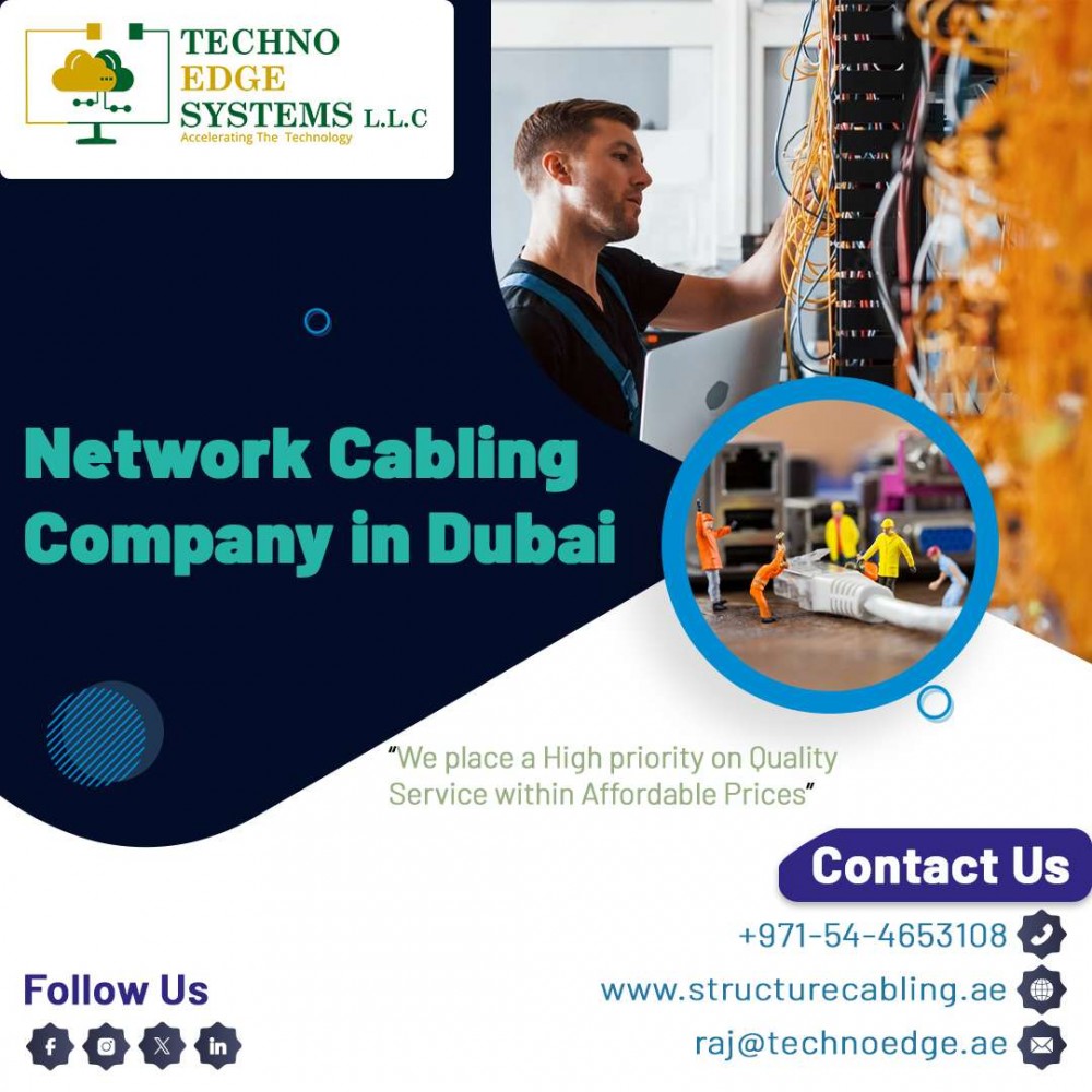 Why Choose Techno Edge Systems Network Cabling Seervices in Dubai, UAE photo 1