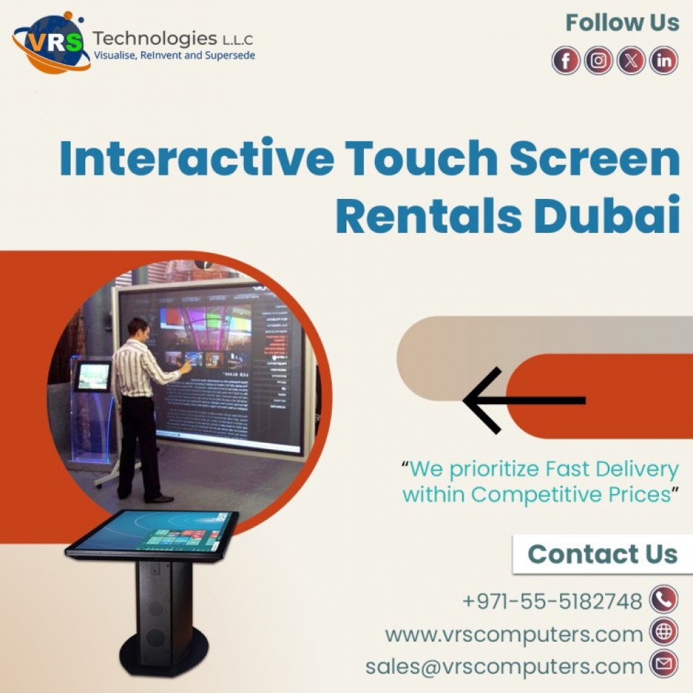 Short-Term Touchscreen Hire Services in UAE photo 1