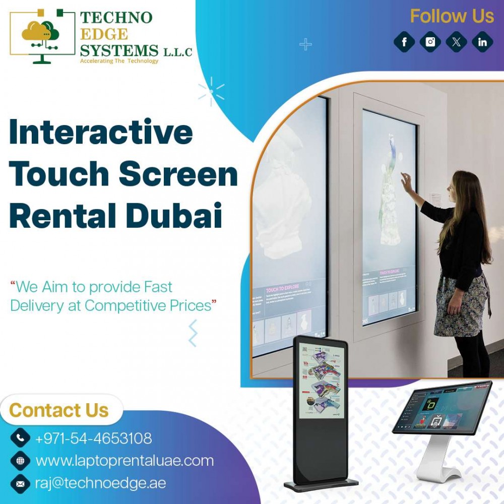 Huge Selection Of Touch Screen Models For Rental in Dubai, UAE photo 1