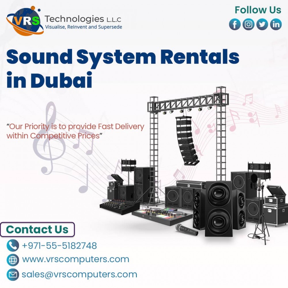 Get an Awesome Sound System Rental in Dubai photo 1