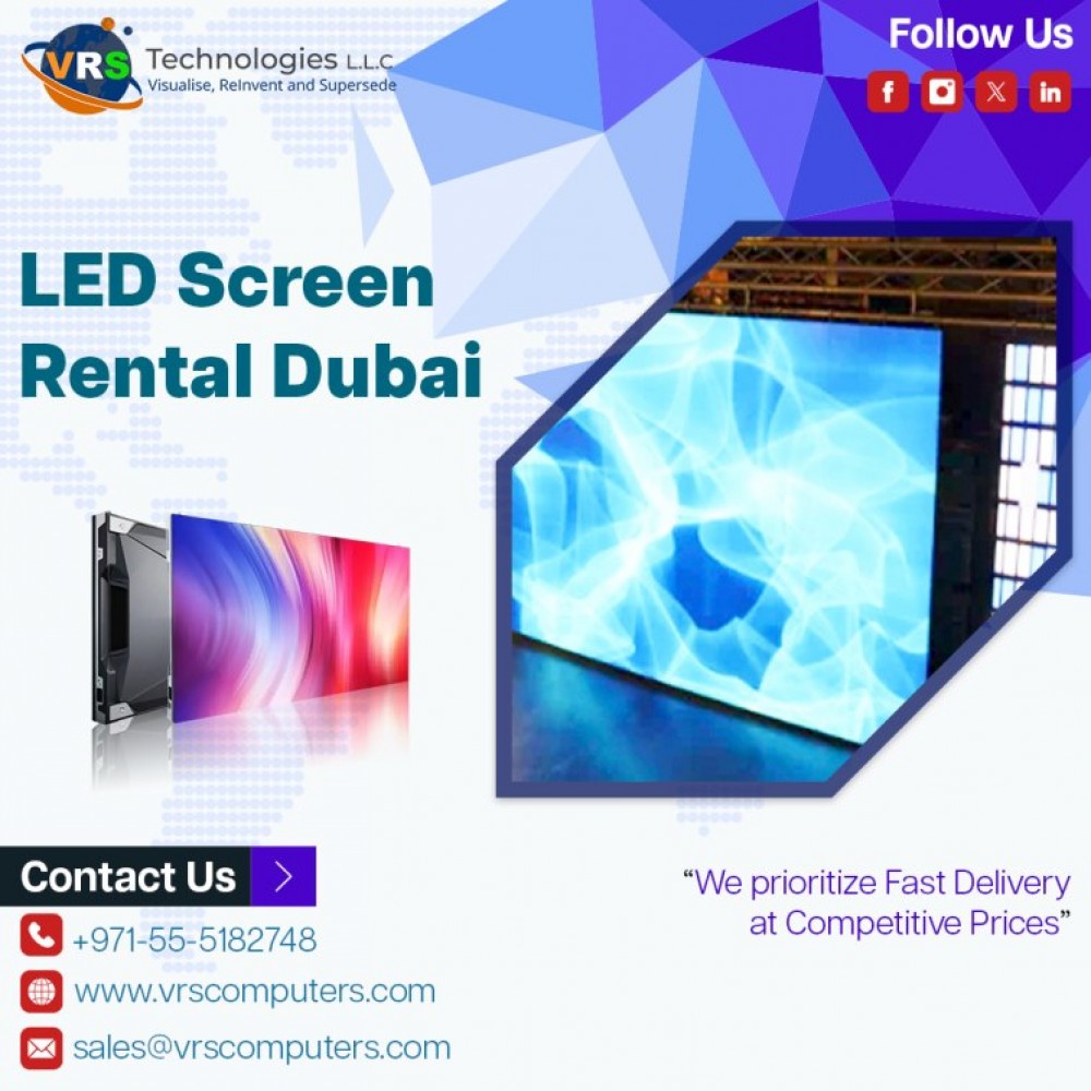 Bulk Indoor LED Display Screen Rentals in UAE photo 1