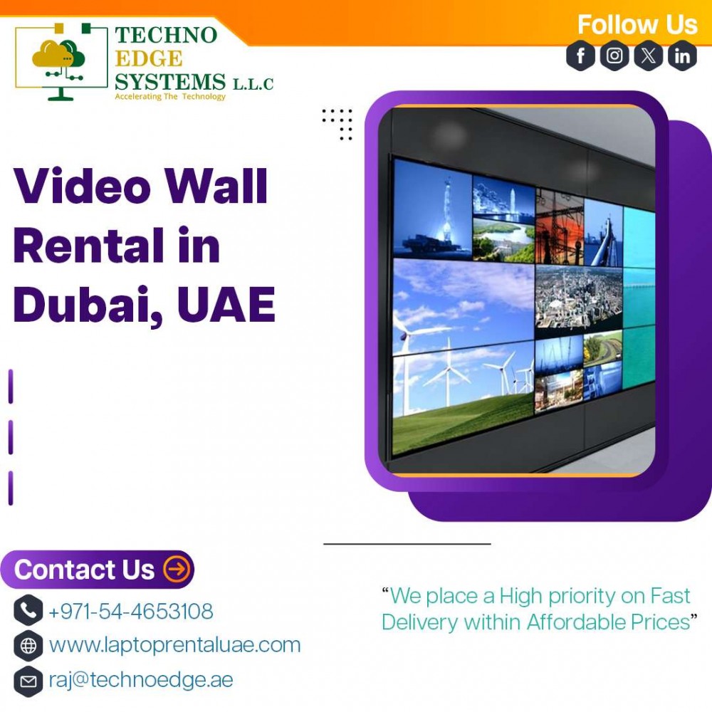 Popular LED Video Wall Rental Services in Dubai, UAE photo 1