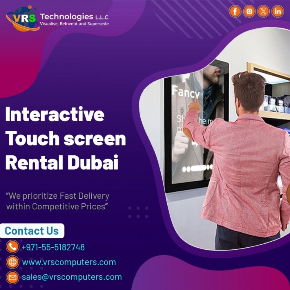 Interactive Touchscreen Hire Services in UAE photo 1