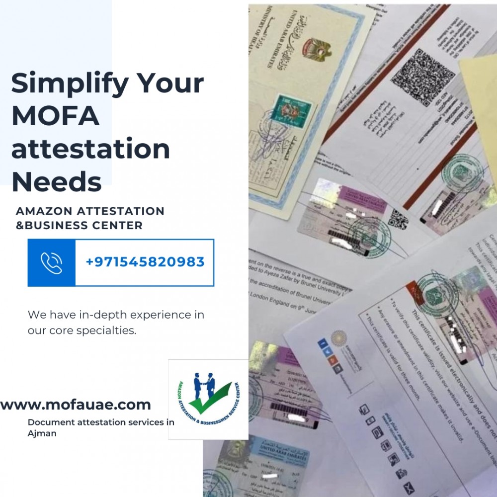 MOFA attestation anywhere in UAE photo 1