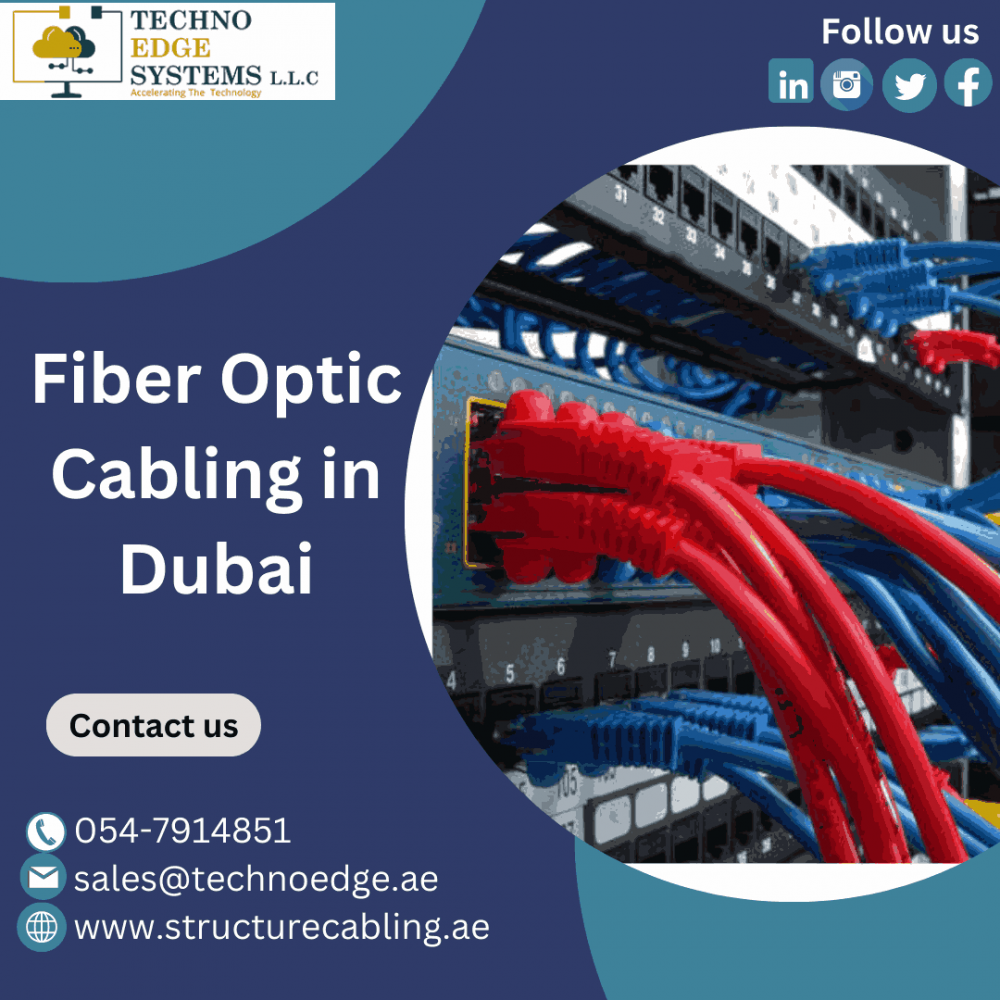 Get It Done The Smart Way With Techno Edge Systems Fiber Optic Cabling in Dubai, UAE photo 1