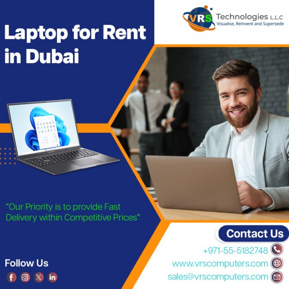 Latest Laptop for Rent in UAE at VRS Technologies LLC photo 1