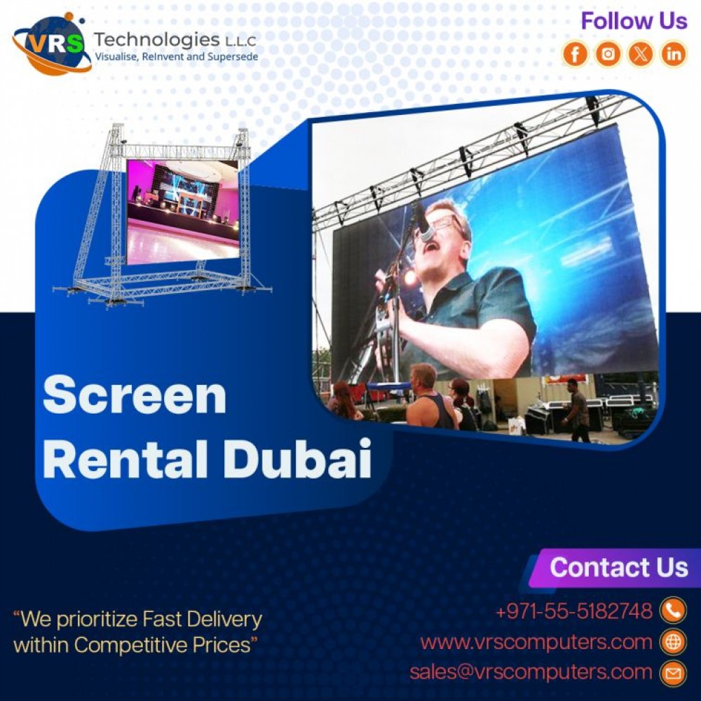 Lease LED Display Screens for Meetings in UAE photo 1