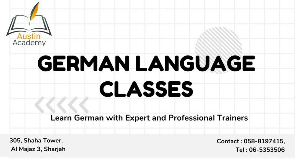 German Language classes in Sharjah with Great offer 0588197415 photo 1