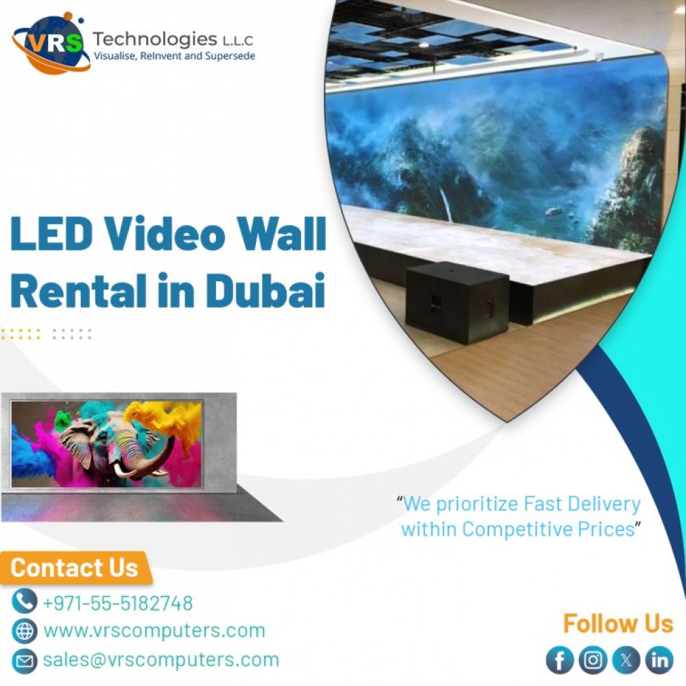 Indoor LED Wall Hire for Trade Shows in UAE