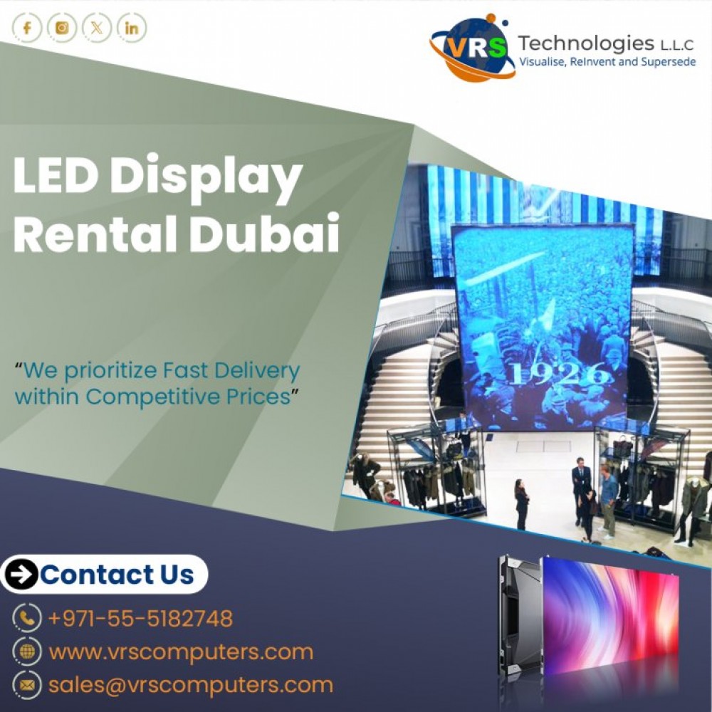 Latest Outdoor LED Screen Lease for Events in UAE photo 1