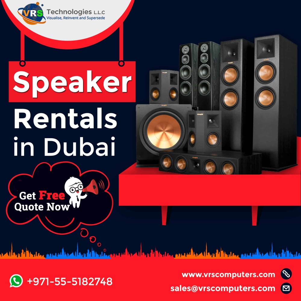 Best Speakers Rental in Dubai for Indoor and Outdoor Events photo 1