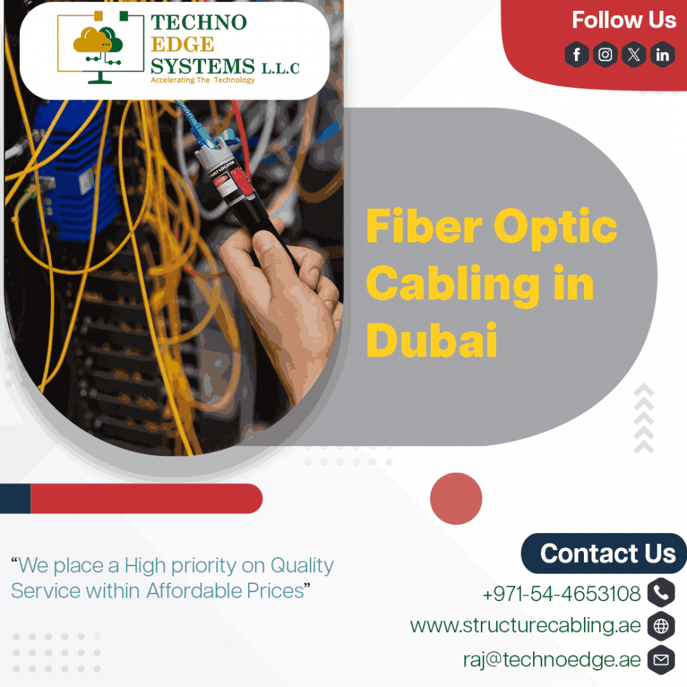 Techno Edge Systems - Offers High Quality Fiber Optic Cabling in Dubai, UAE photo 1