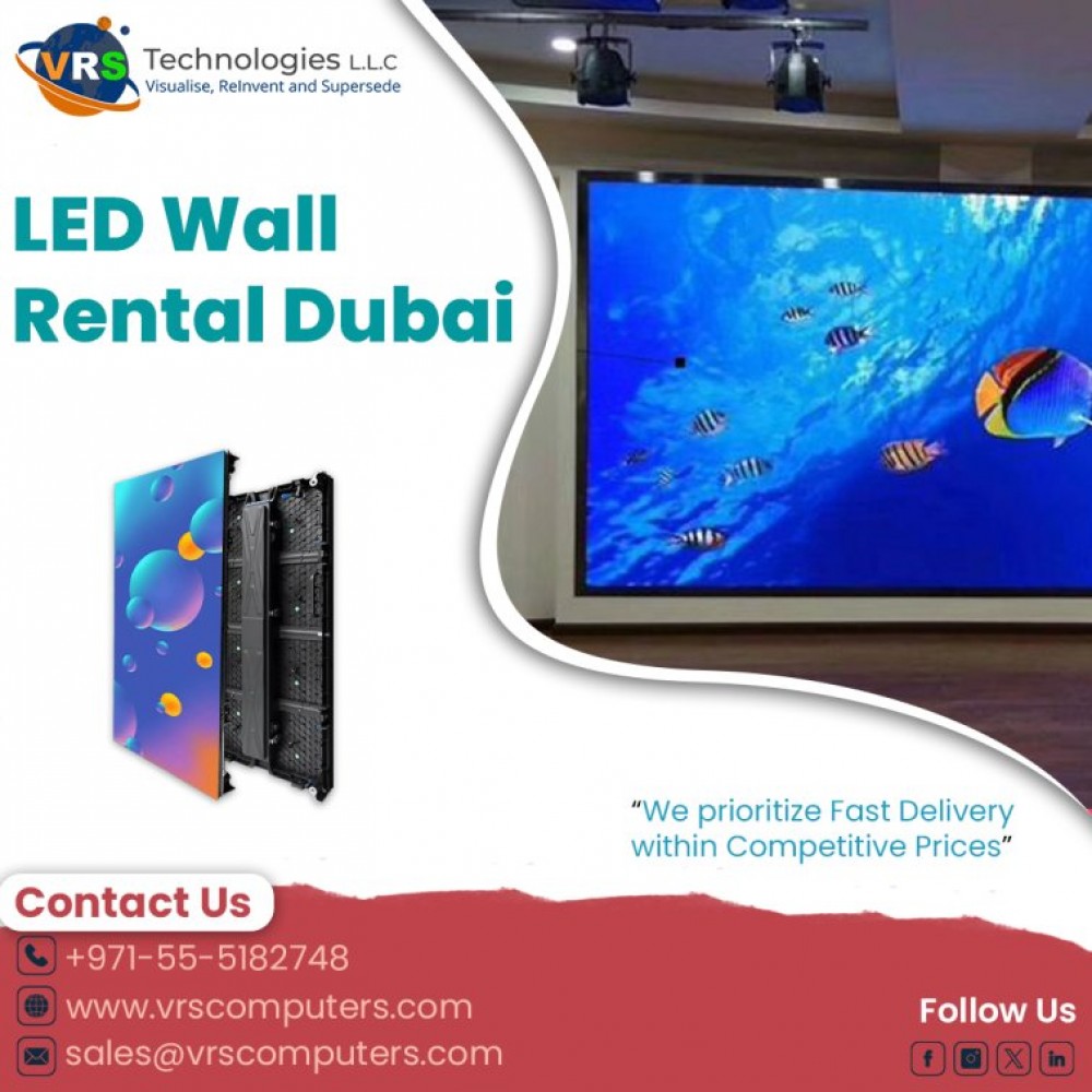 Video Wall Lease for Business Meetings in UAE
