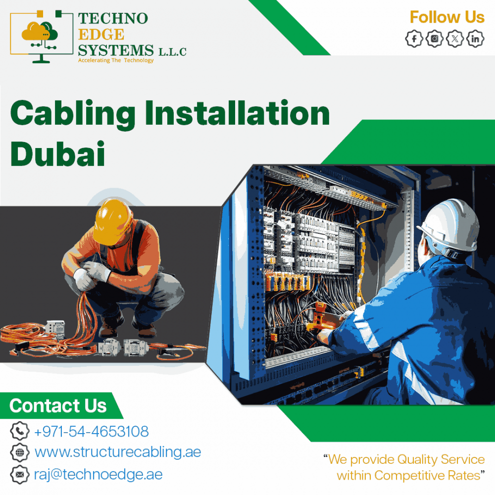 Reliable IT Network Cabling in Dubai With High Scalabilty