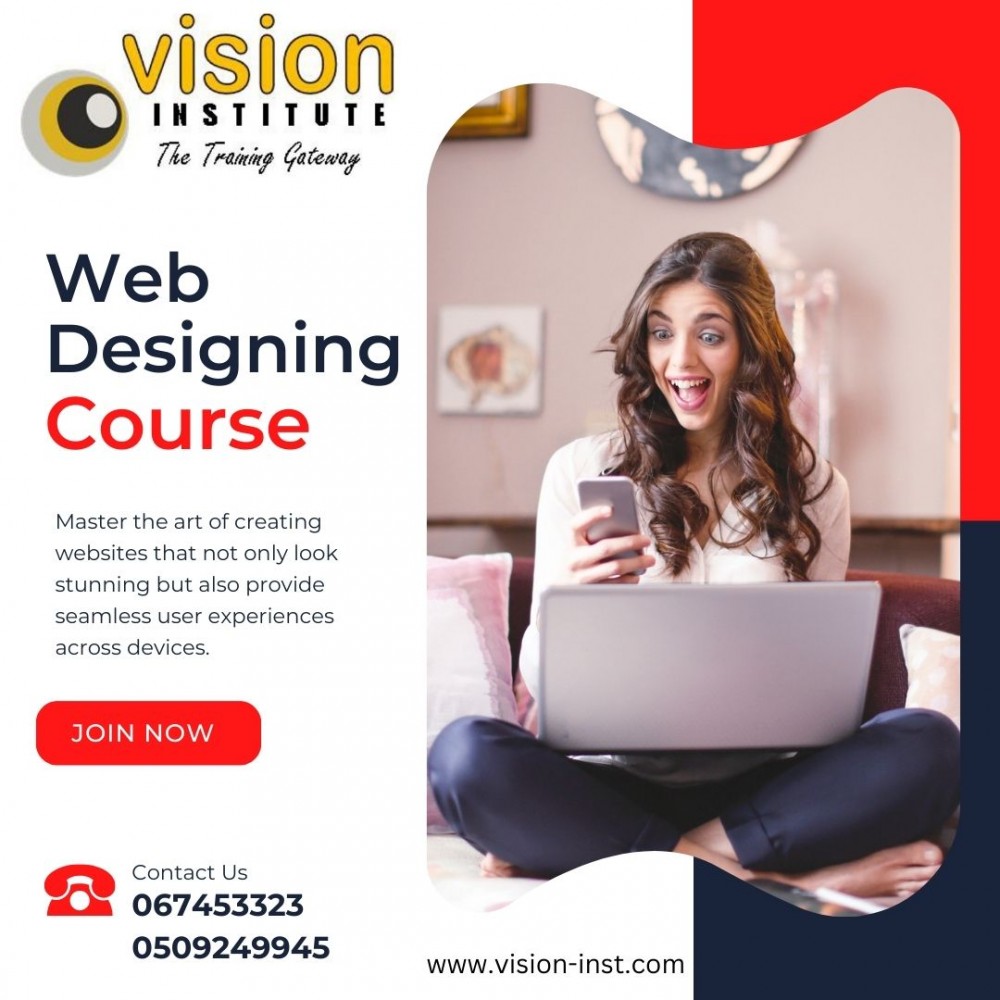 Web Designing Classes at Vision Institute. Call 0509249945 photo 1