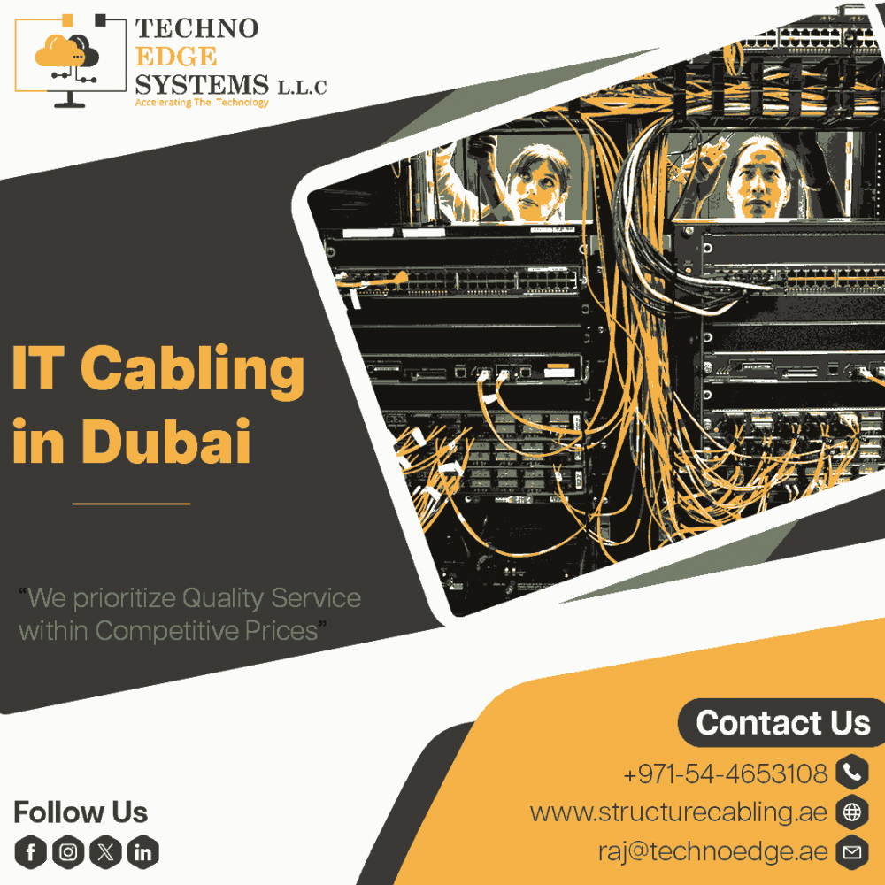 Techno Edge Systems – Choosing the right IT Cabling Services in Dubai photo 1