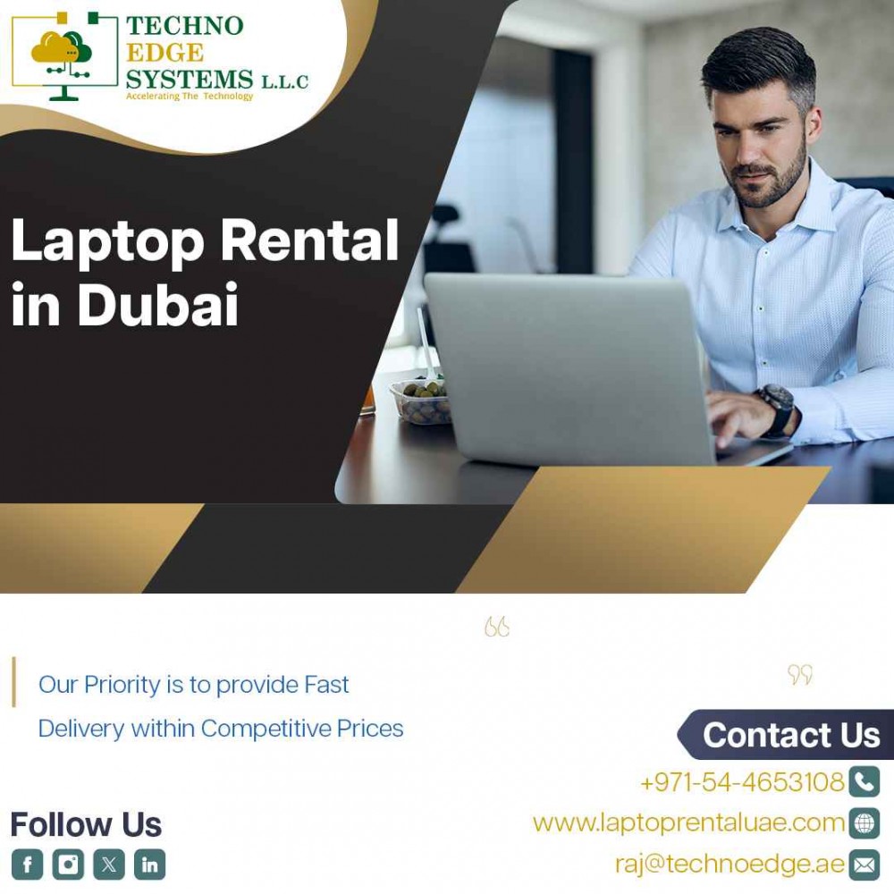Trusted Bulk Laptop Rentals in Dubai - Techno Edge Systems photo 1
