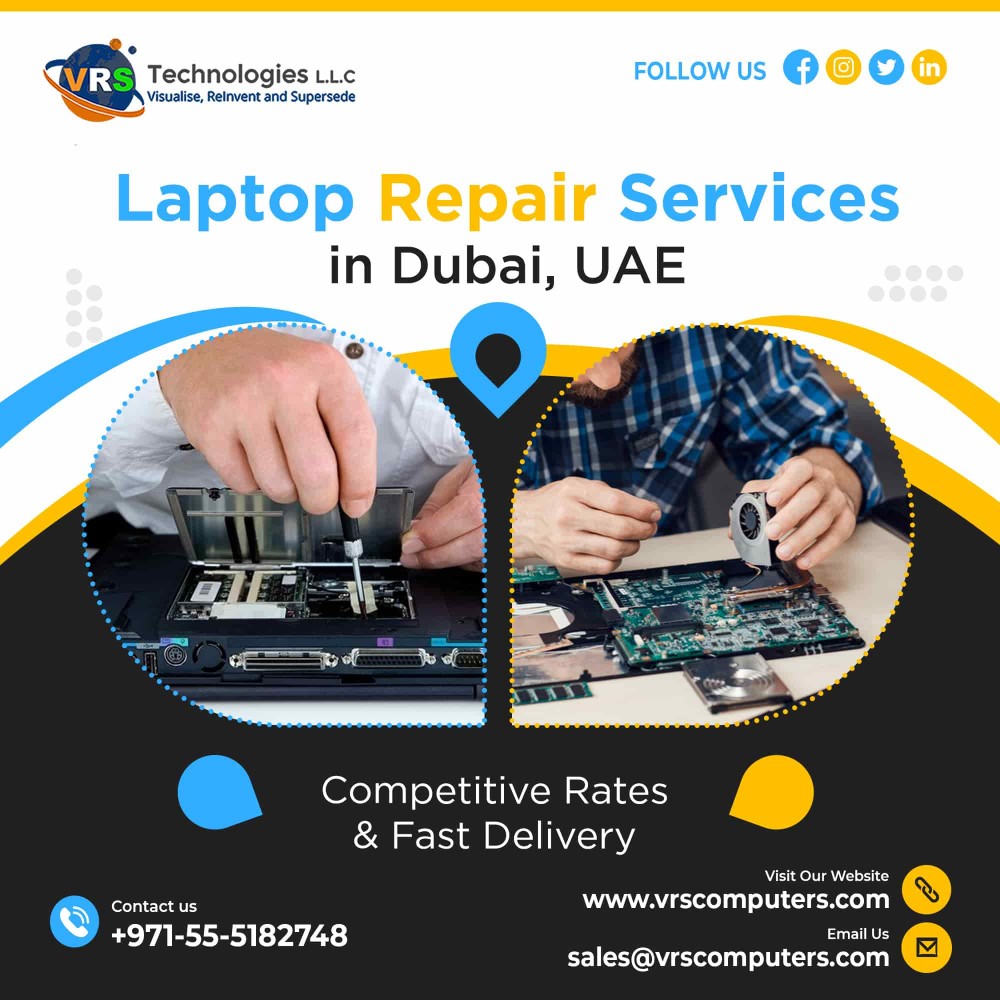 Laptop Repair Services in Dubai at VRS Technologies LLC photo 1