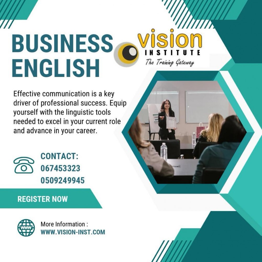 Bussiness English Training At Vision instituite Call 0509249945 Ajman photo 1