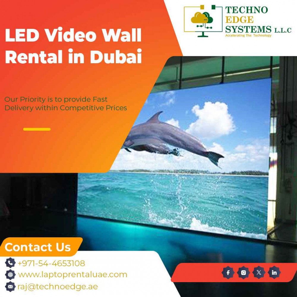 LED Video Wall Rental Solutions in Dubai - Techno Edge Systems photo 1