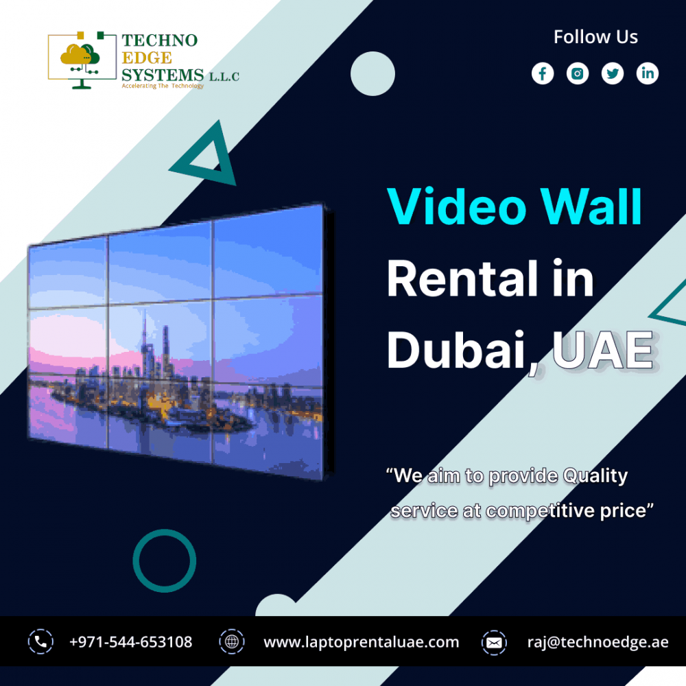 Hire LED Video Wall in Dubai at Affordable for Indoor & Outdoor Events photo 1