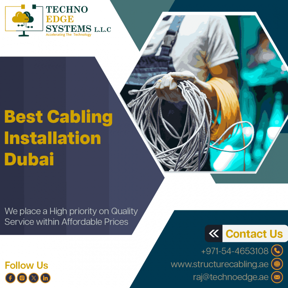 Robust IT Network Cabling Installation Services in Dubai, UAE photo 1