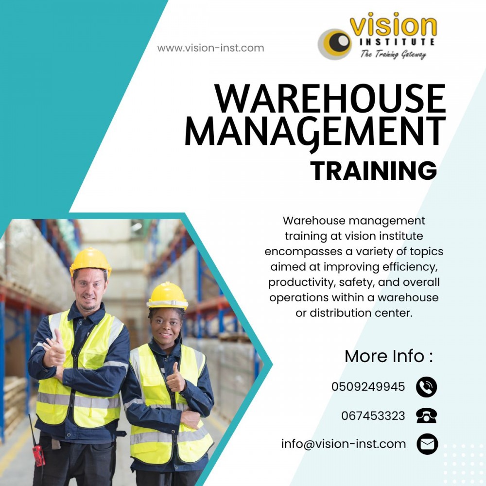 Warehouse management Course at Vision Institute. Call 0509249945 photo 1