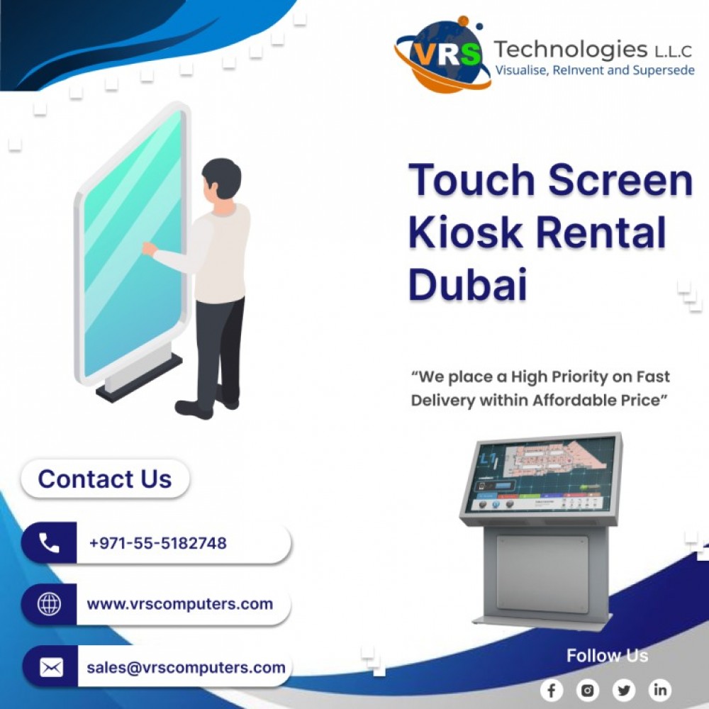 Digital Signage Kiosk Hire Across the UAE photo 1