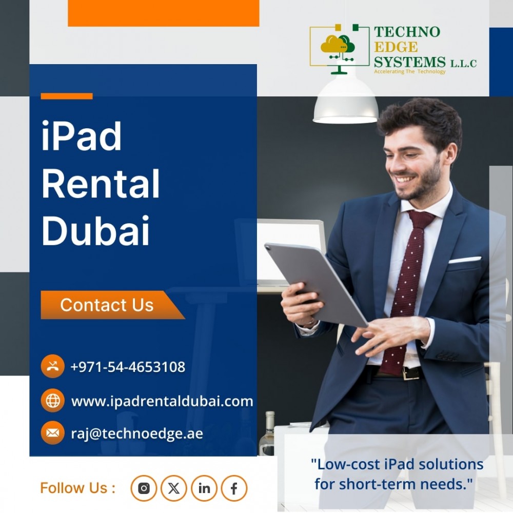 How to Attain Sustainability through iPad Rentals in Dubai? photo 1