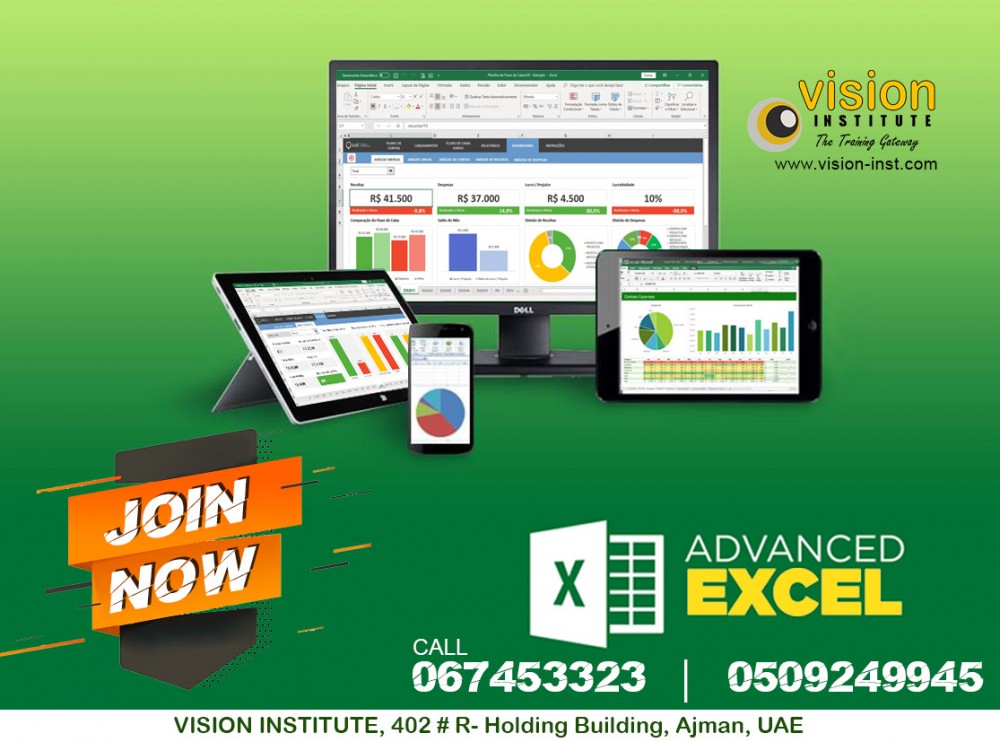 Excel Advanced Classes. Call 0509249945 photo 1