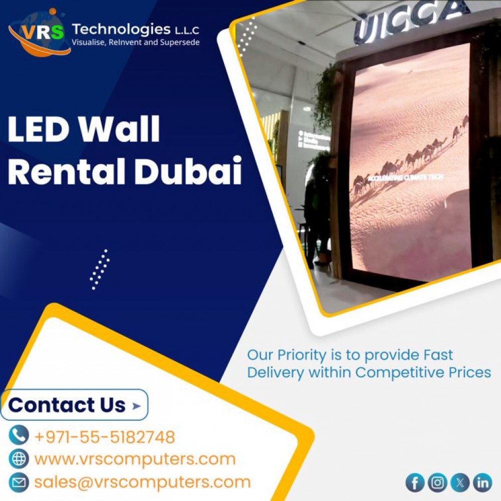 Bulk LED Wall Hire Services for Events in UAE photo 1