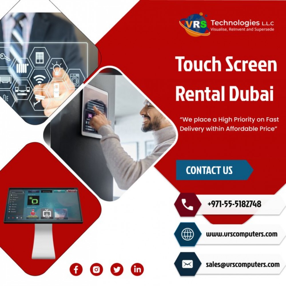 Touchscreen Kiosk Hire for Meetings in UAE
