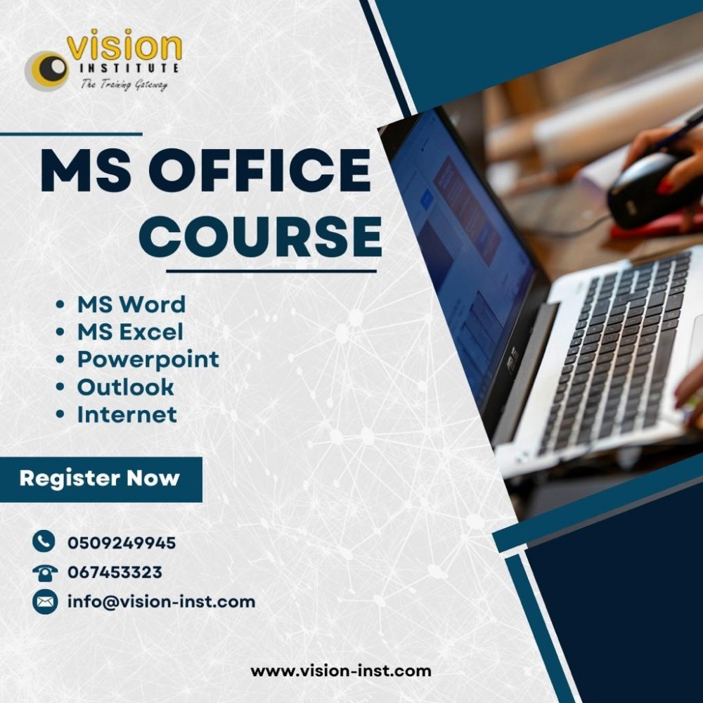 Microsoft Office Classes at Vision Institute. Call 0509249945 photo 1