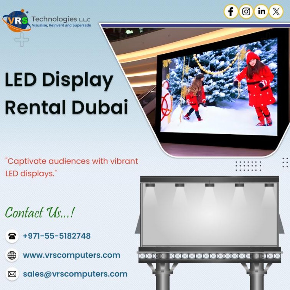 High Quality LED Screen Hire for Conferences in UAE photo 1