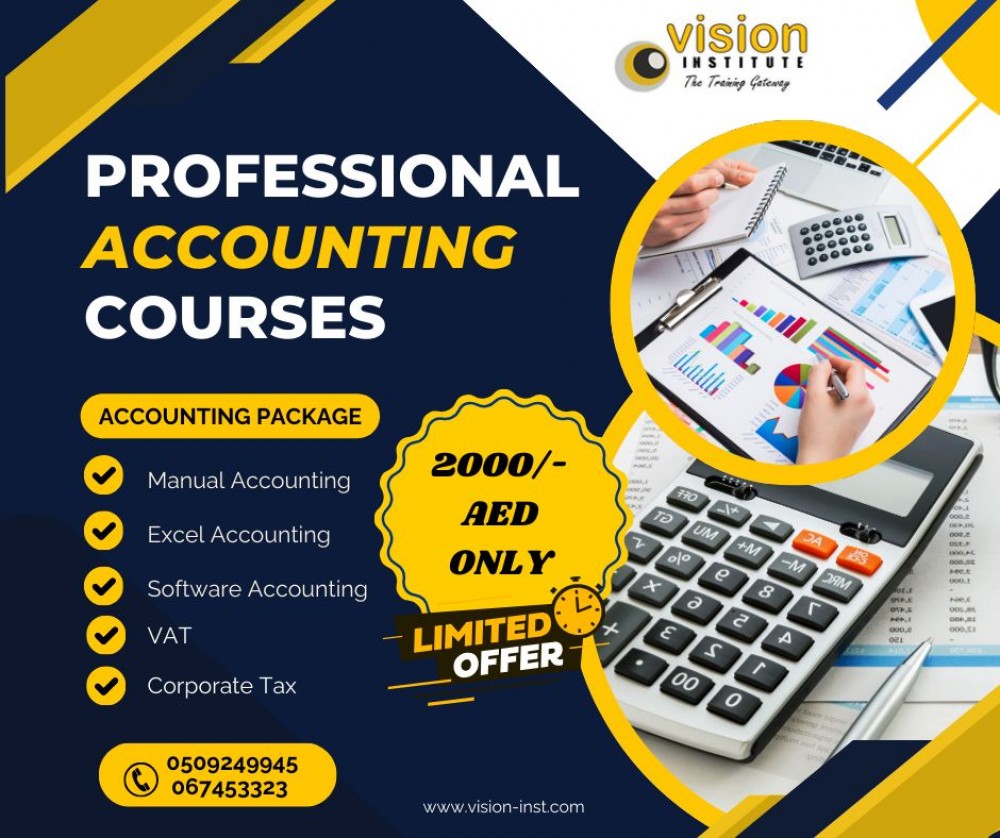 Accounting Classes at Vision Institute. Call 0509249945 photo 1