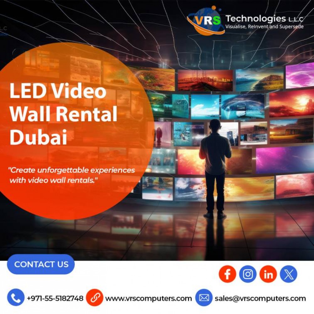 Seamless Video Wall Hire for Meetings in UAE photo 1