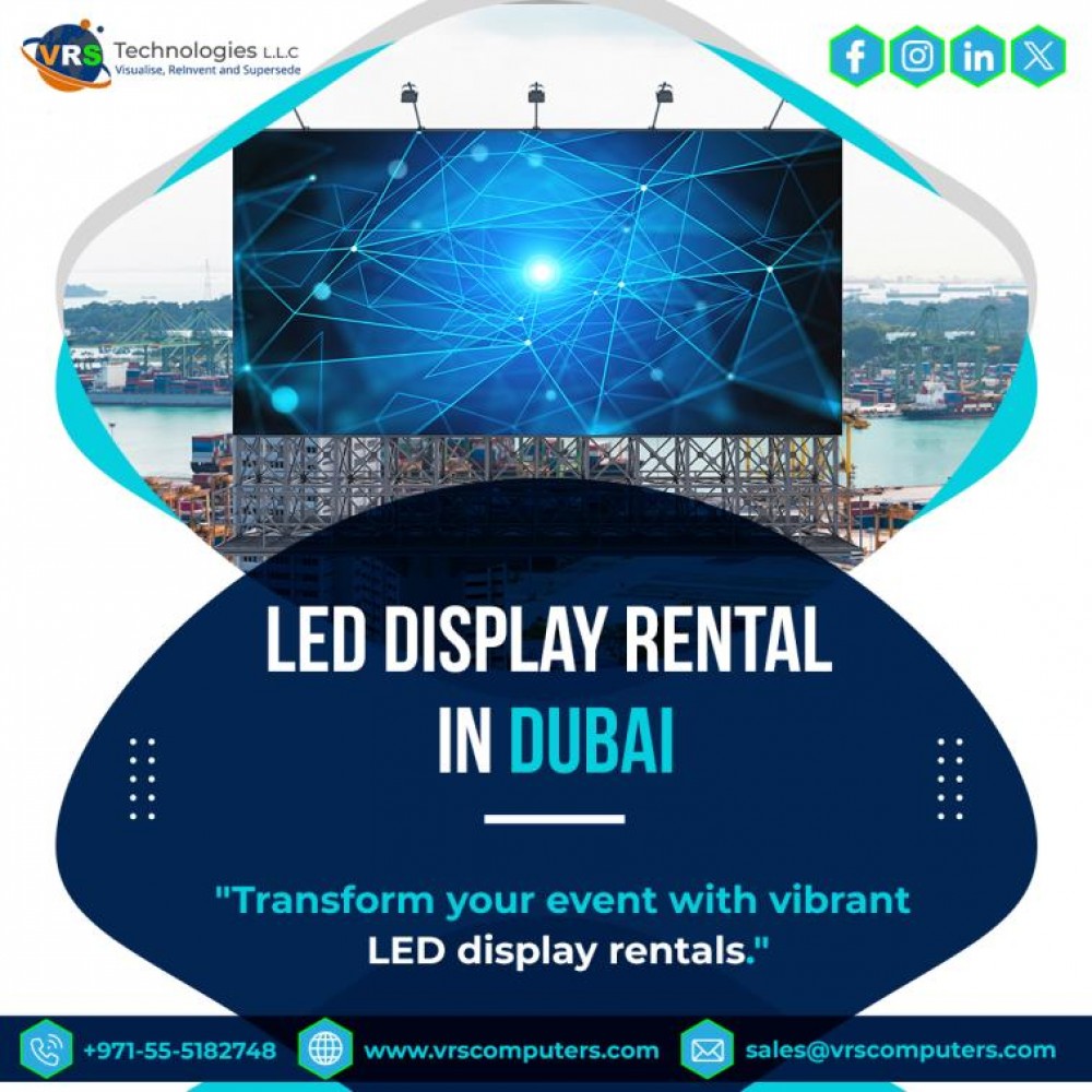 Indoor LED Display Screen Hire Services in UAE photo 1
