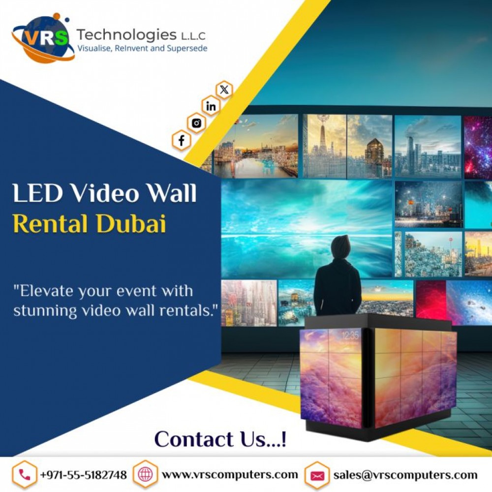 Latest Indoor Video Wall Rental for Events in UAE