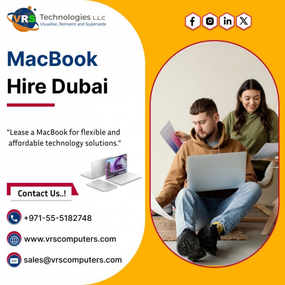 Hire MacBook Pro for Events Across the UAE