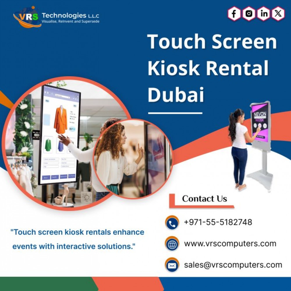 Hire Digital Signage Kiosk for Events in UAE photo 1