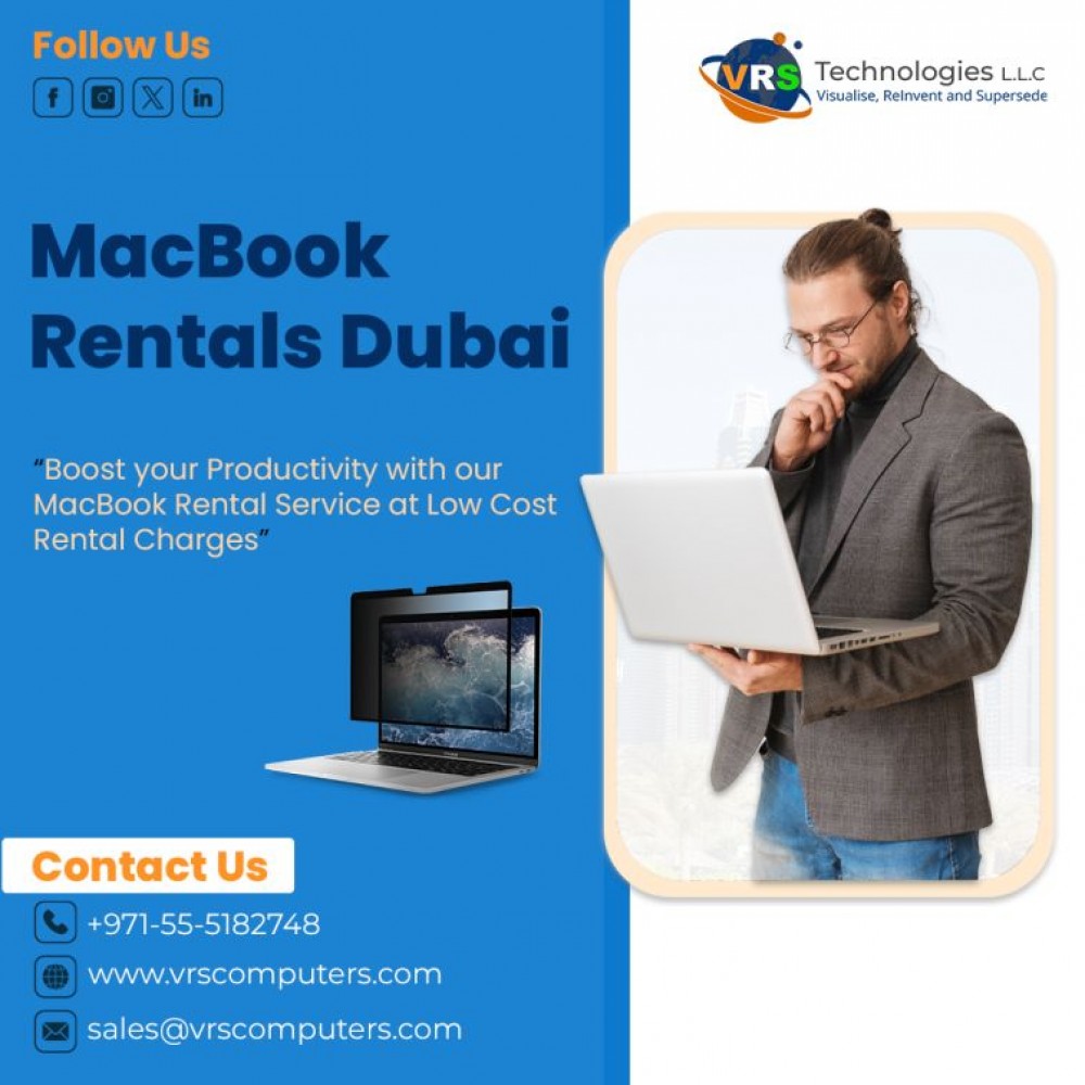 MacBook Pro Rentals at Competitive Price in UAE