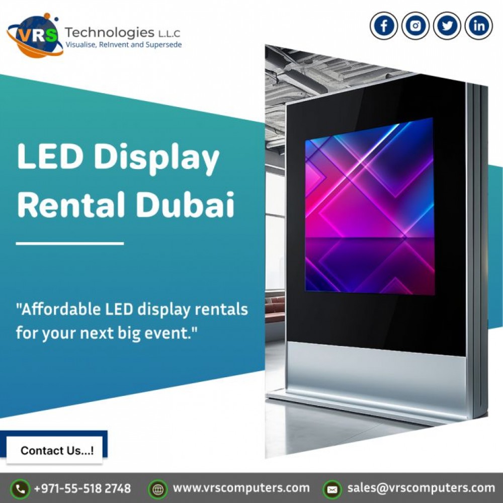 Indoor LED Screen Hire for Business Expo in UAE