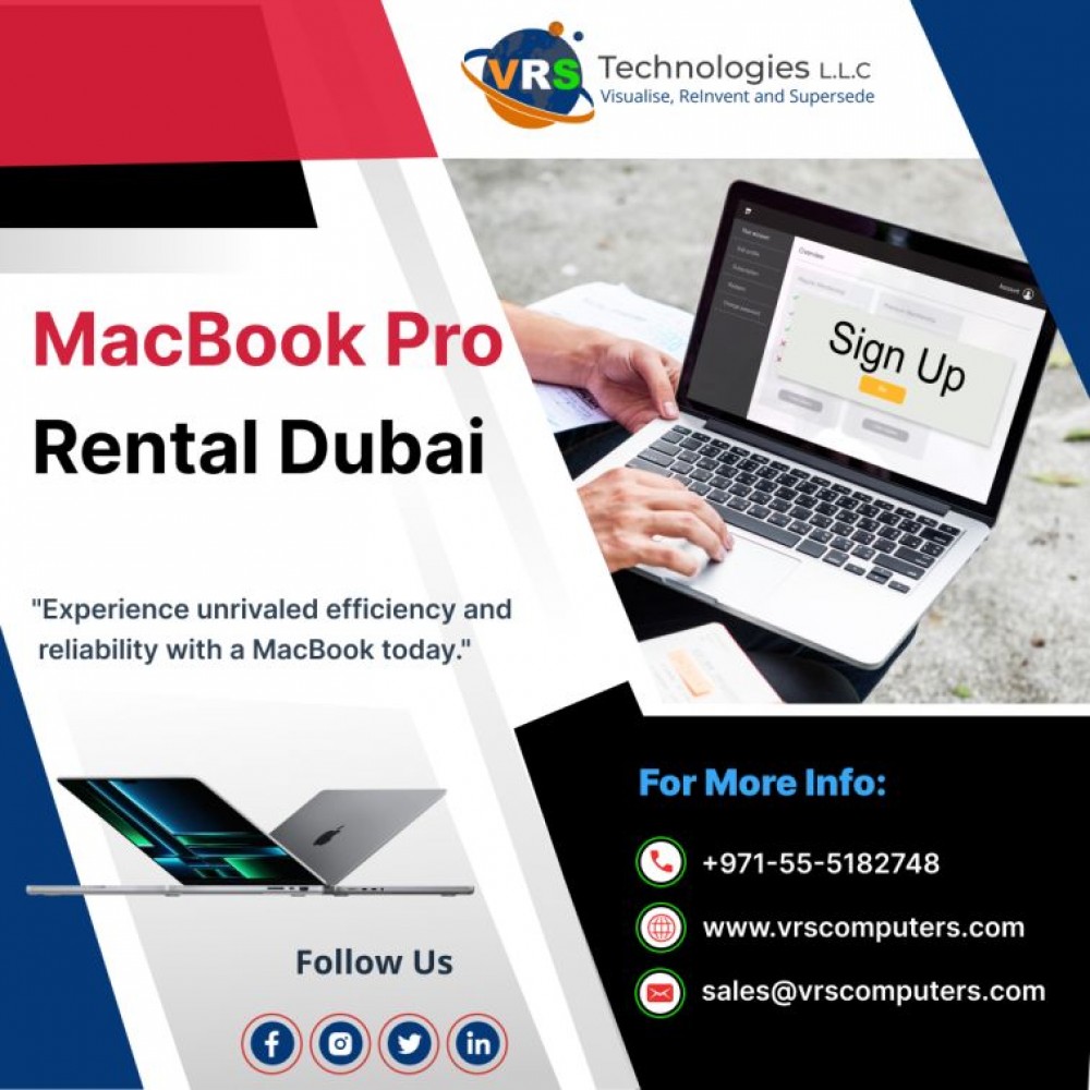 Hire Bulk MacBook Rentals for Meetings in UAE