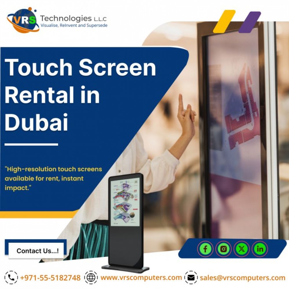 Hire Touch Screens for Trade Shows Across the UAE