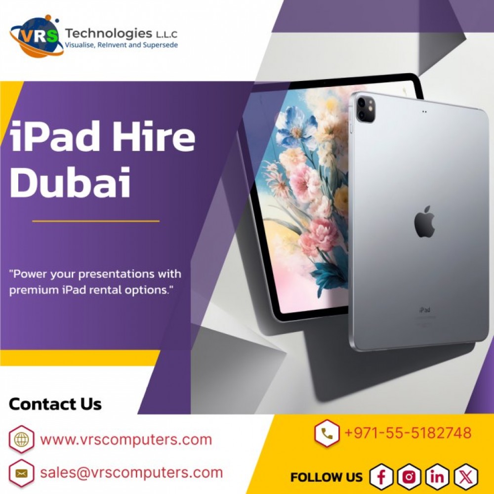 Hire iPad Pro for Trade Shows Across the UAE
